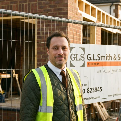 Dale Smith of G.L. Smith & Sons on site